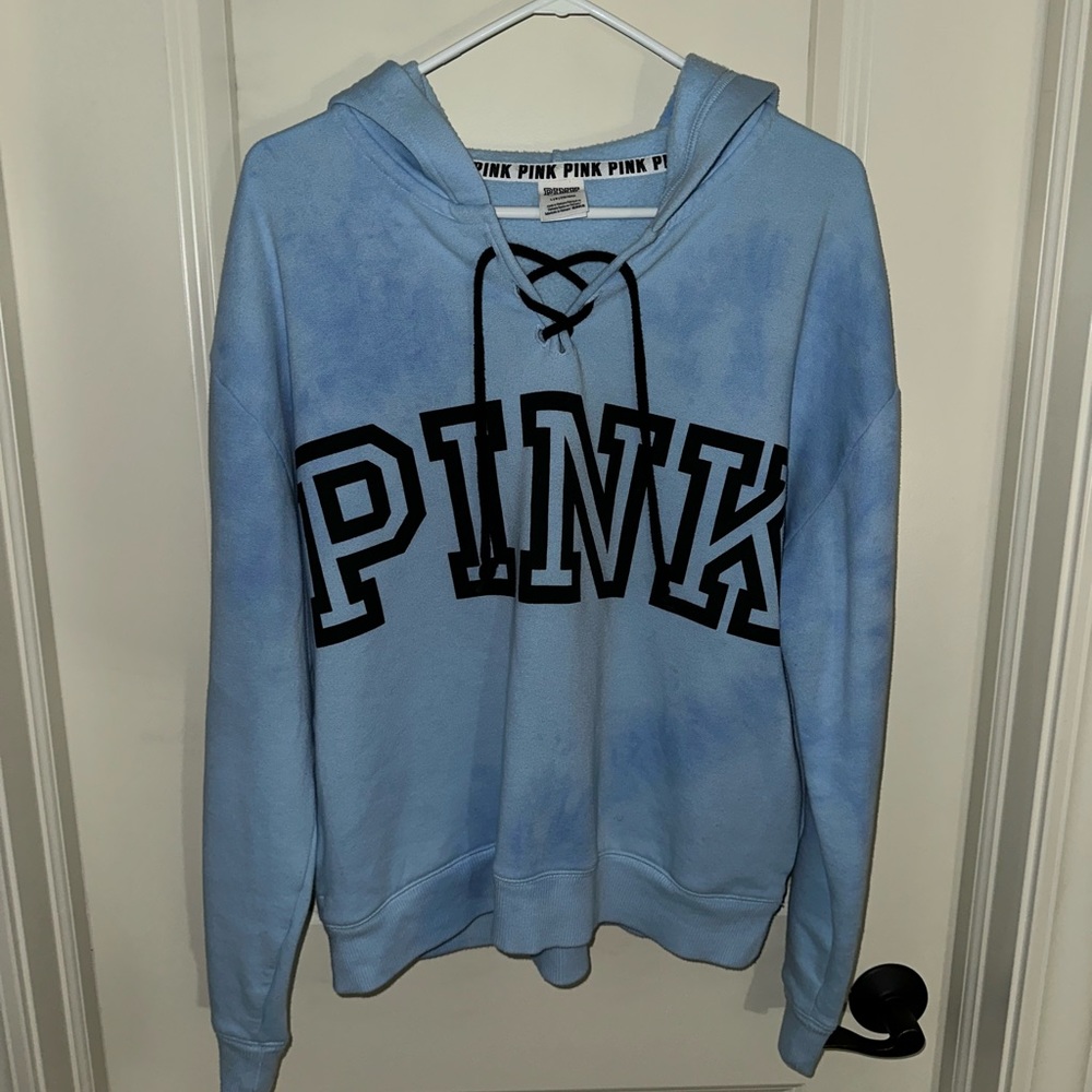 Pink sweatshirts with draw string